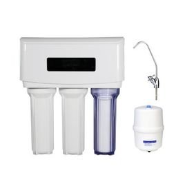 PP / AS Bahan Pengolahan Air Sistem Reverse Osmosis Dengan LED Display Jenis Putih