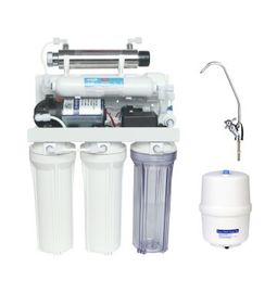 75GPD 4 Tahapan Sistem Filtrasi Air Reverse Osmosis Kompak